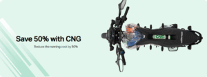 bajaj CNG bike