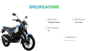 bajaj CNJ bike 